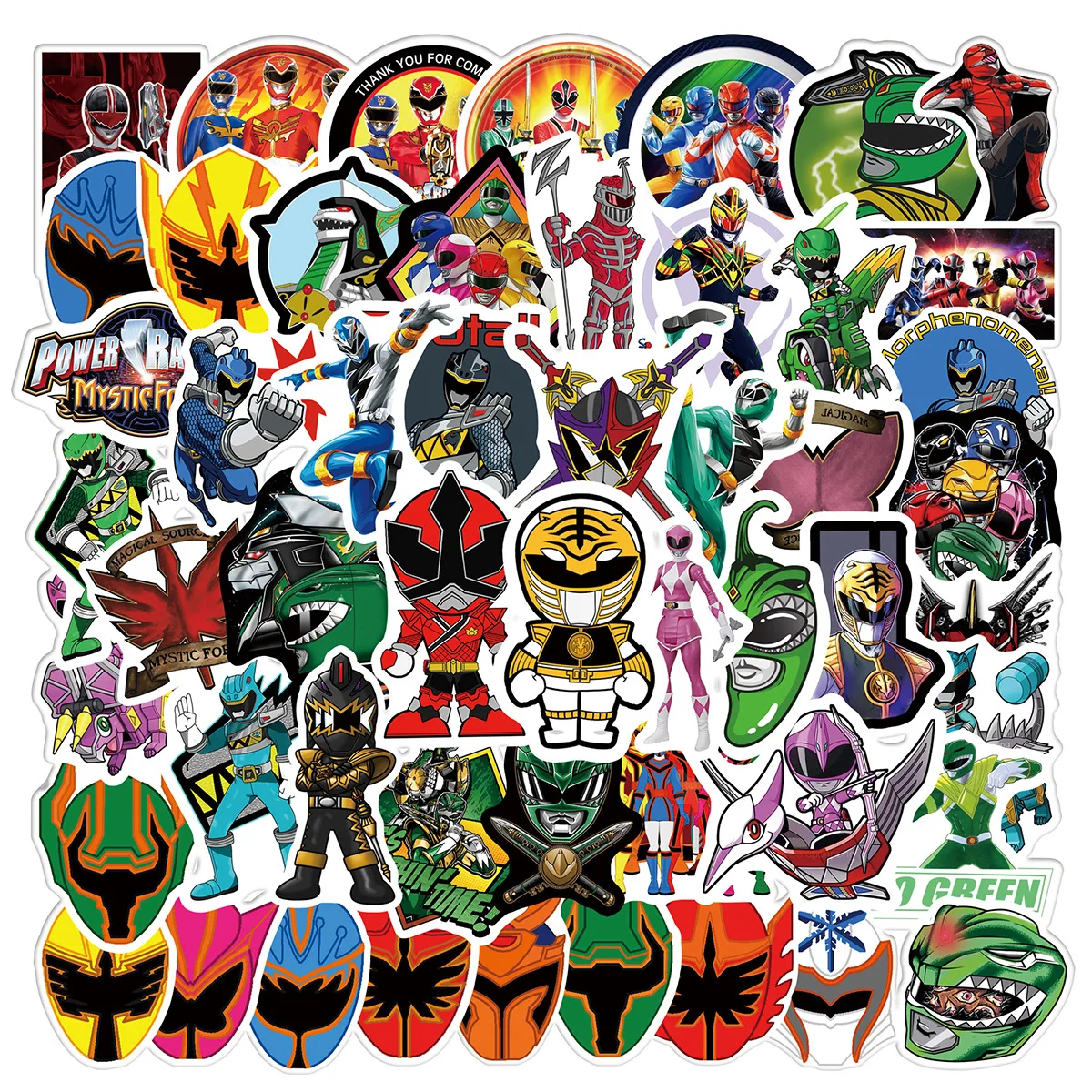 

10/30/50pcs Pieces Of Dinosaur Team Cartoon Graffiti Stickers Anime Scrapbook Kids Toys Phone Diy Laptop Manga Decal Stickers