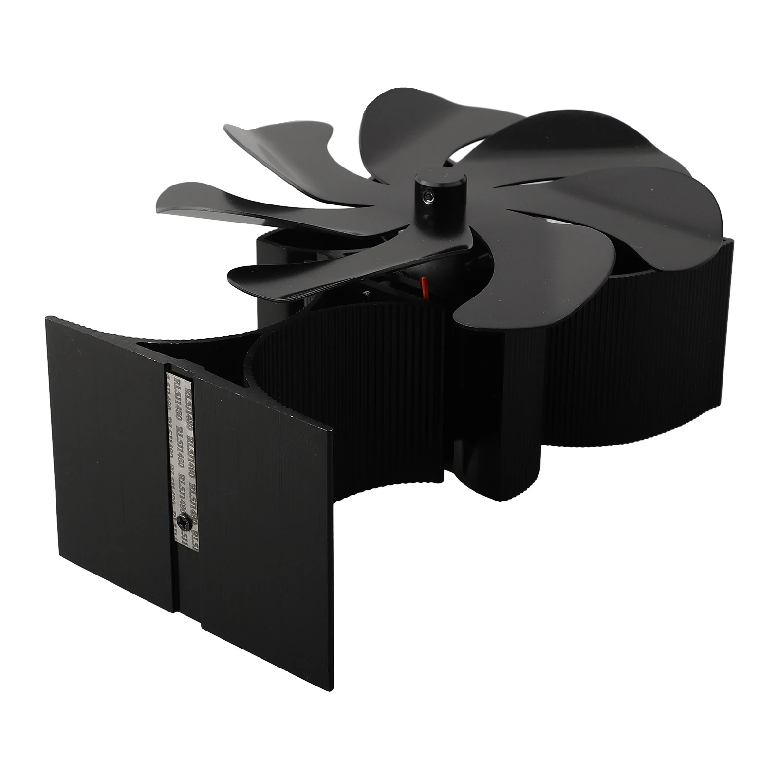 1 шт. улучшенный бесшумный алюминиевый вентилятор для печки камина 1100-1400 об/мин