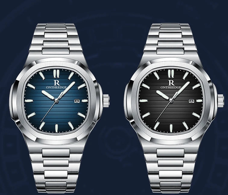 Часы Nautilus мужские механические водонепроницаемые кварцевые часы новая мода 2024