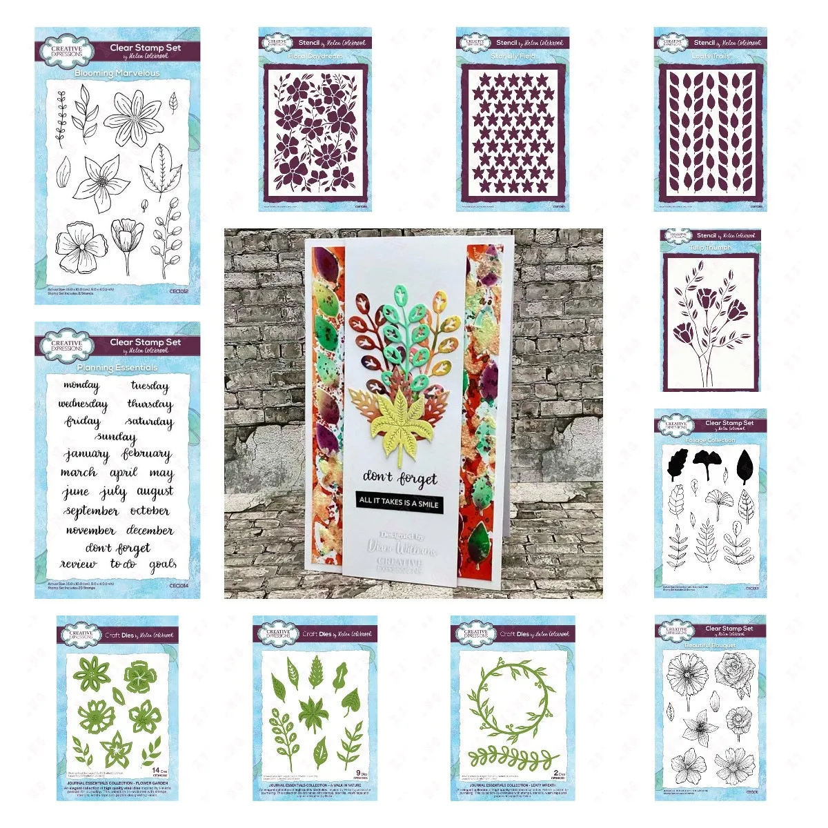 

Stencil Diy Scrapbook Craft Deco Leafy Star Floral Tulip Nature Garden Wreath Essential Bouquet Stamp Set New Metal Cutting Dies