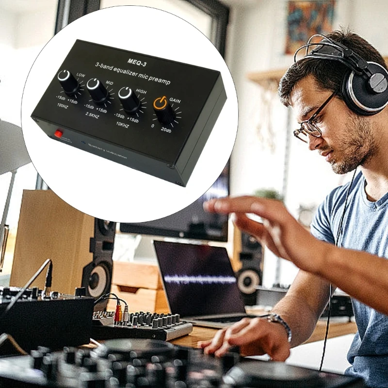 Многофункциональный микрофонный предусилитель с регулировкой высоких и низких