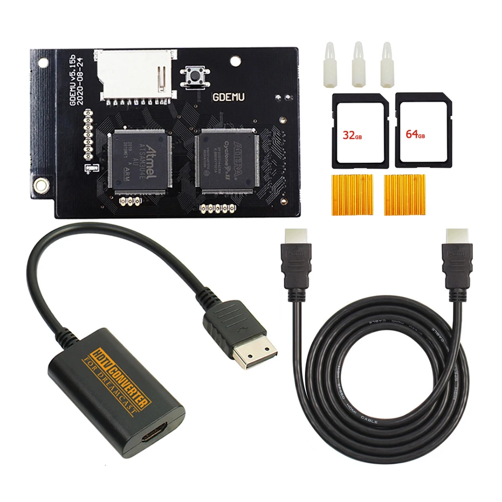 

V5.15B GDEMU Optical Drive Simulation Board for SEGA Dreamcast Console and SD/TF Card with DC Games Installed Gaming Accessories