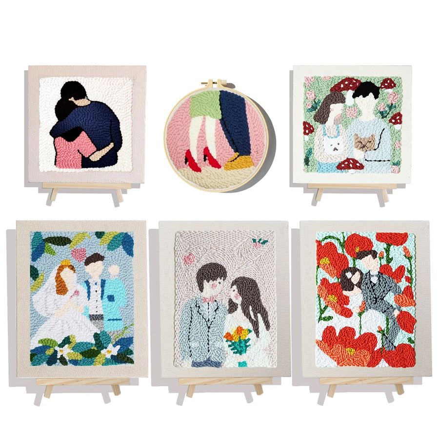 Стартовый набор для влюбленных мягкая игла начинающих Набор вышивки рукоделия