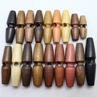 100 pcslot wood button natural wooden buttons with hole olive horn for winter coat sewing accessories wholesale