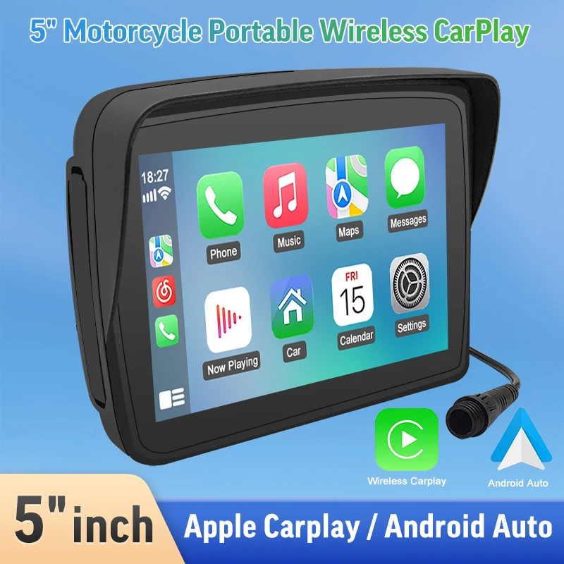 Мотоцикл 1080P Carplay водонепроницаемый