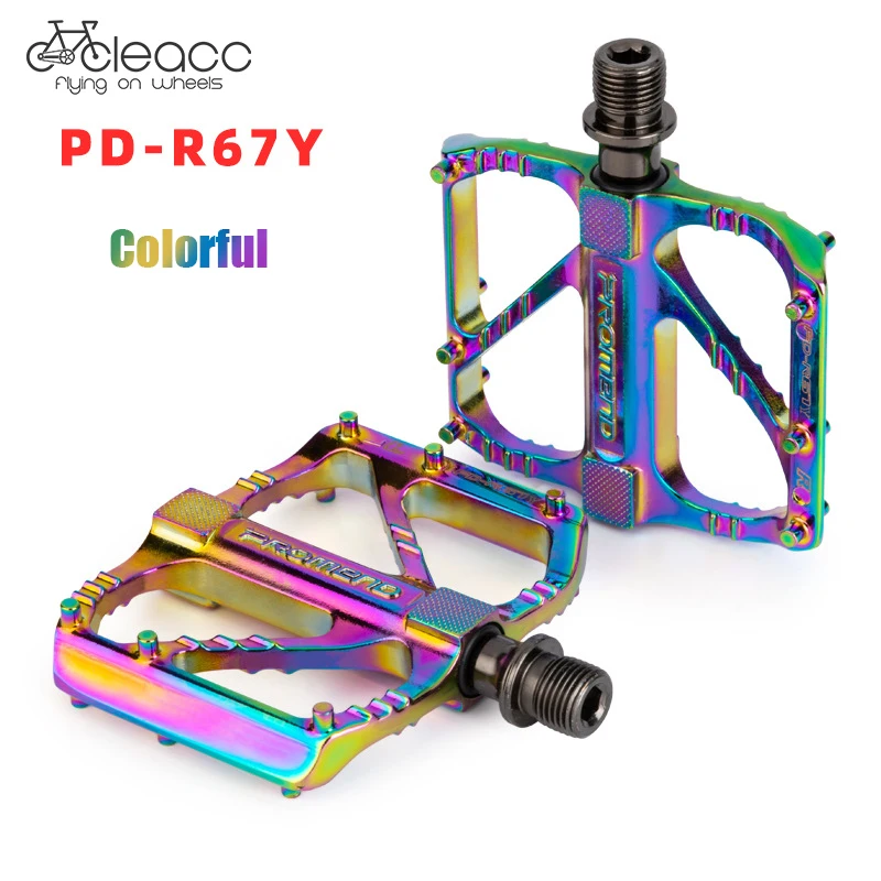 

CYCLEACC Anti-slip Ultralight Bicycle Pedal Quick Release Pedal Flat MTB 3 Bearings Pedal for Mountain Road Bike Accessories