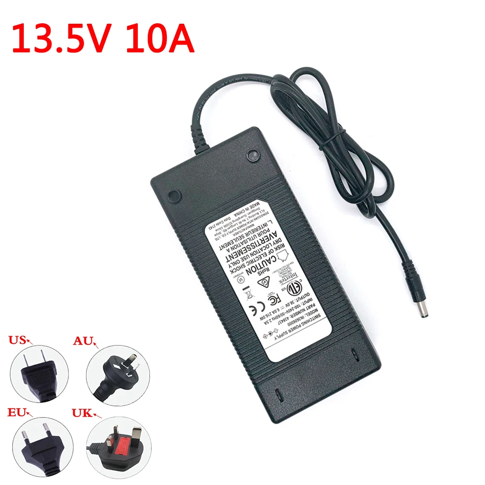 13.5V 10A Switching Power Supply AC to DC Adapter 13.5V10A dc Voltage Regulator Power Adapter