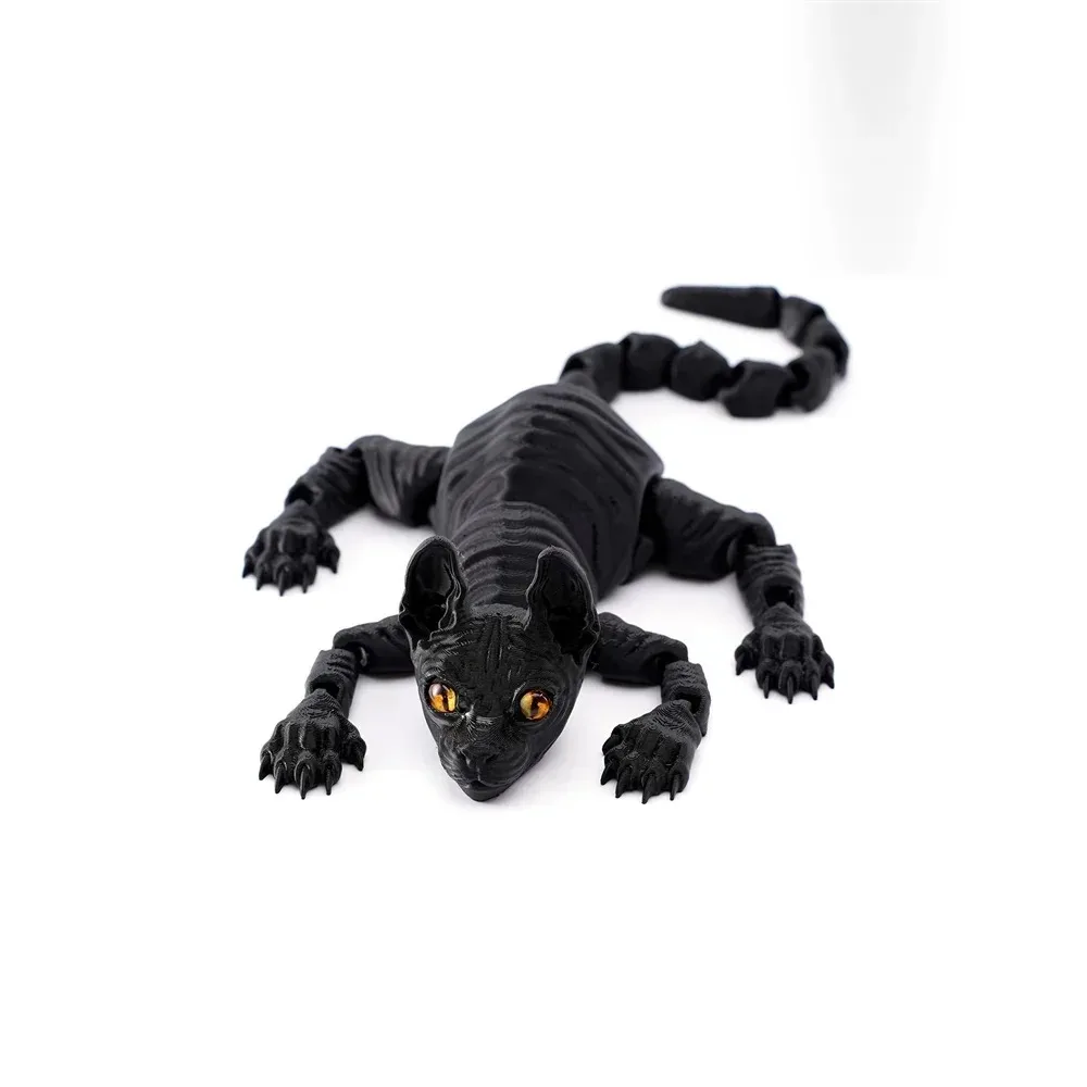 

3D-модель кота сфинкса из пластика