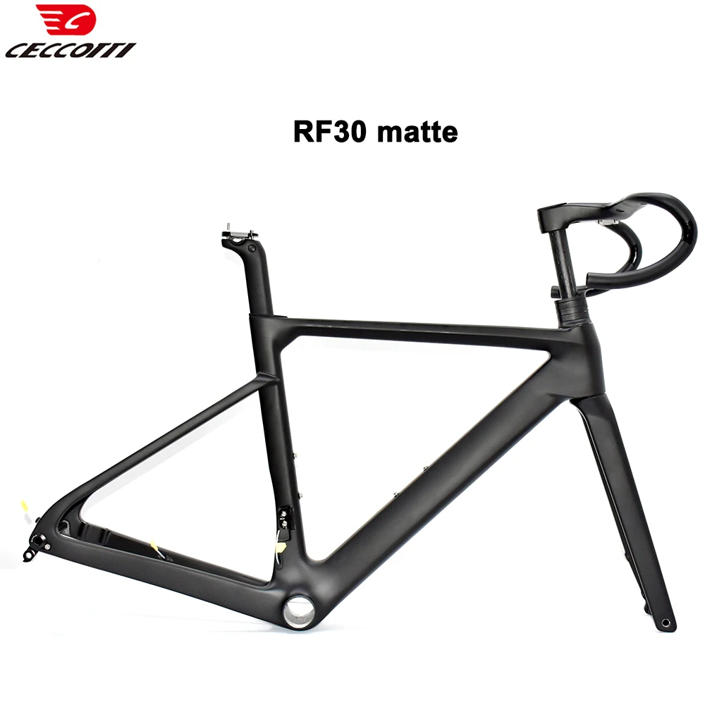 CECCOTTI RF30 Модель T1000 Полностью карбоновая рама велосипеда Дисковый тормоз Рама