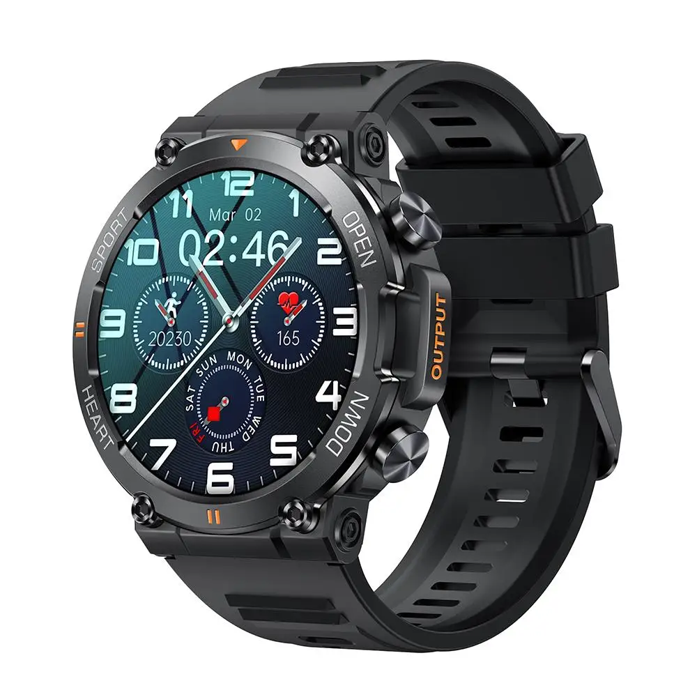 

K56 Pro Smart Watch for Men Bluetooth Call 400mAh Long Standby 1.39 Inch 360*360 HD Screen Heart Rate Outdoors Sport Smartwatch