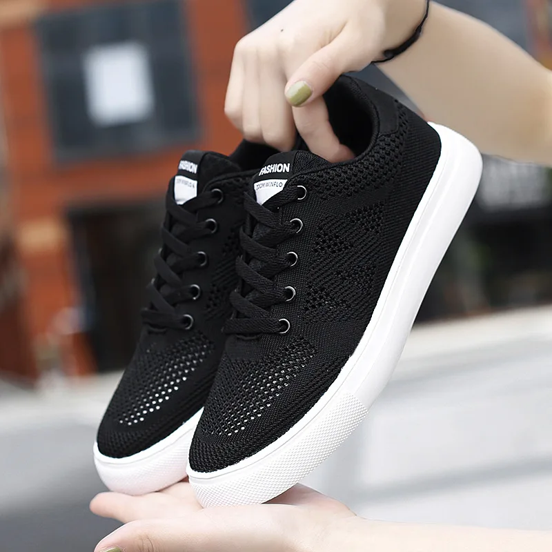 New Sports Shoes Men's And Women's Breathable Mesh Shoe Sports Casual Black Anti-Skid Wear-Resistant Training Quality Shoes