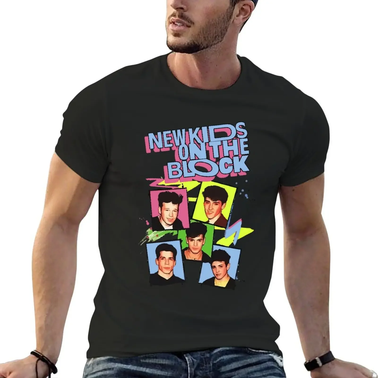 Футболка NKOTB Music Setup для мальчиков белый летний топ с графикой хлопковая футболка