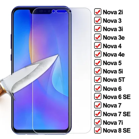 Защитное стекло 11D для Huawei Nova 2i 3i 3 3e 4 4e 5 5i 5T