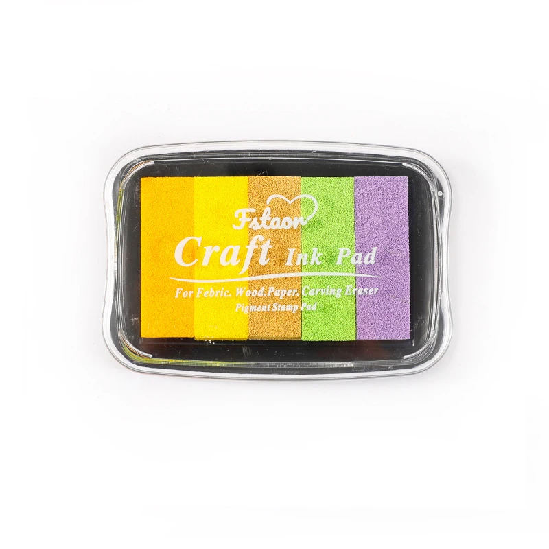 

Kawaii постепенный цветной чернильный блокнот, большой резиновый штамп на масляной основе, сделай сам, скрапбукинг, журнал, планировщик, украшения, детский подарок, принт на палец