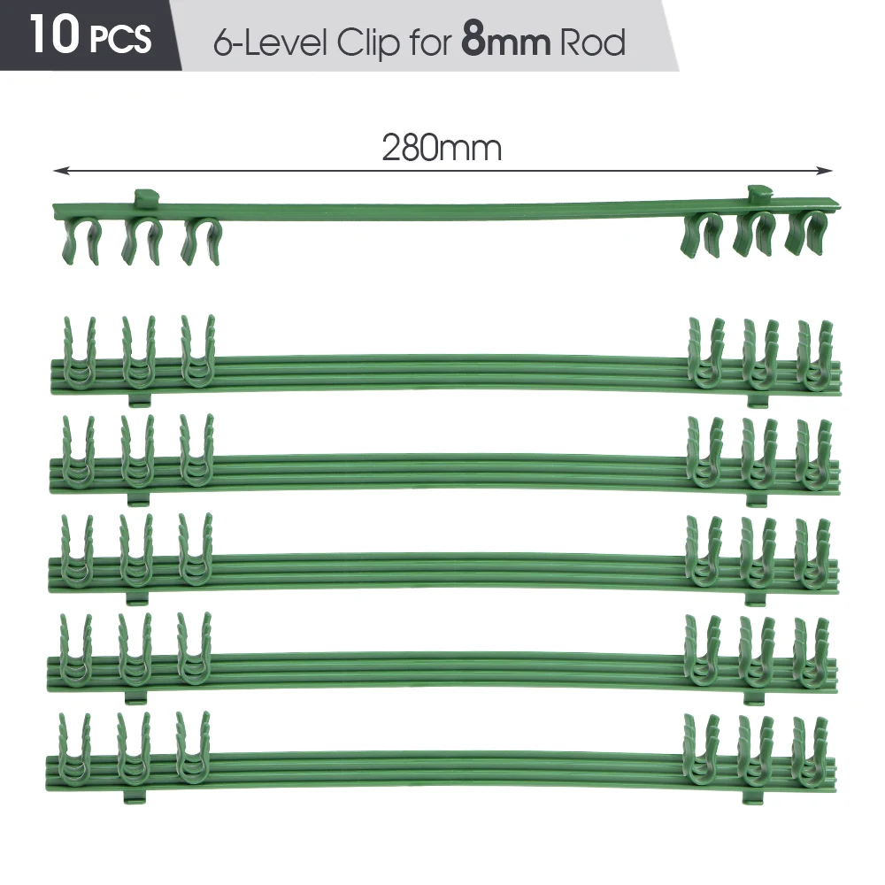 

Пластиковые регулируемые опоры для растений 8/11/16 мм