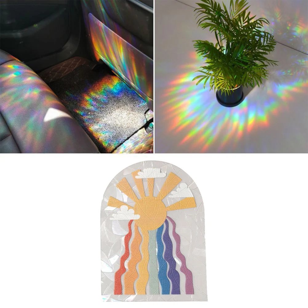 

DIY Decal Mirror Sticker Wall Stickers Sun Catcher Rainbow Maker Glass Sticker Sun Catcher Rainbow Maker Glass Sticker