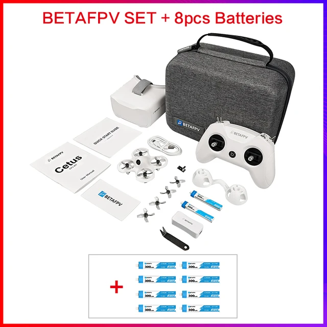 BETAFPV Cetus Pro FPV комплект RTF Frsky D8 Lite радио 2 SE радиопередатчик 5 8G 14DBI VR02 очки VTX 25mW 1S
