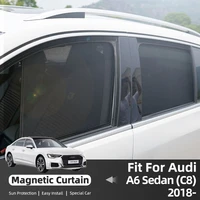 magnetic car window sunshade for audi a6 c8 sedan 2018 2022 sun shield shade custom sun visor stylish car accessory