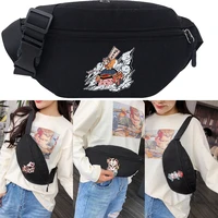 mask print waist packs crossbody bags underarm shoulder chest bags for men fashion women belt bags for traveling fanny pack