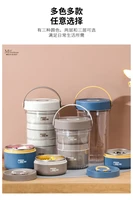 304 stainless steel bento insulated lunch box multi layer one person student only with rice good looking rice bucket