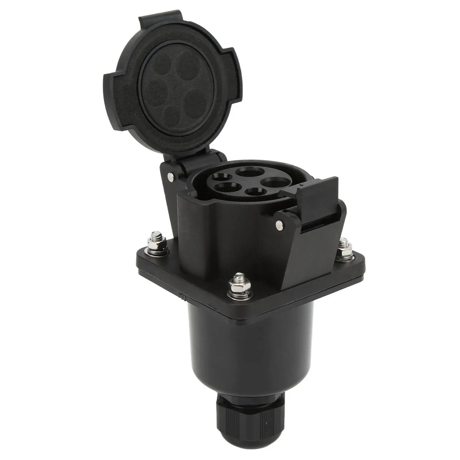 Разъем для зарядки электромобилей UL94-V-0 Огнестойкий разъем Тип 1 Однофазный 240 В