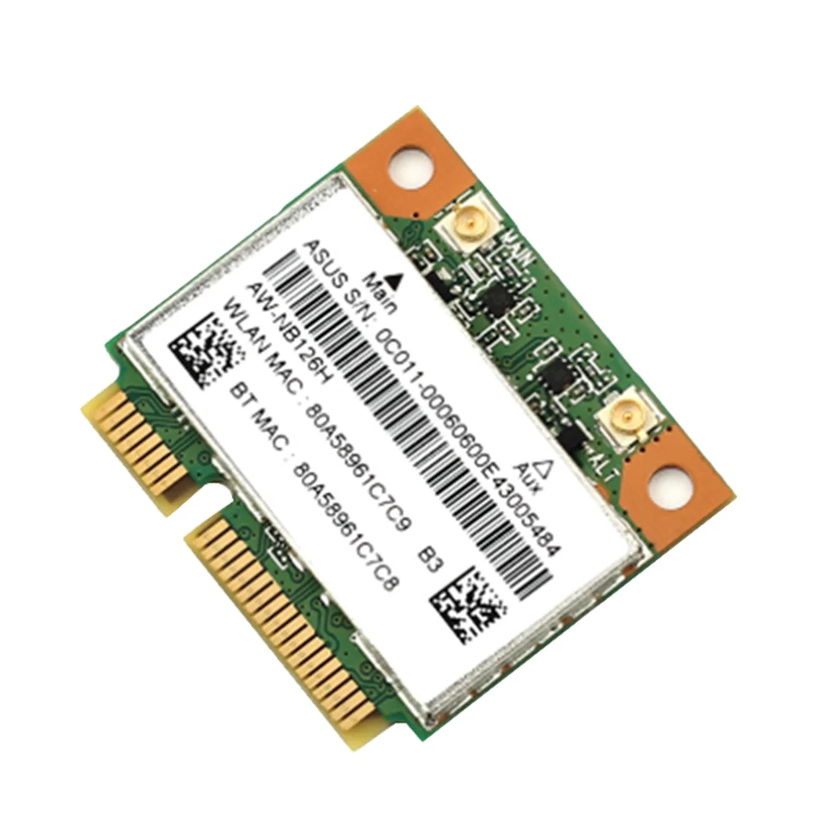 3X Новая для AzureWave AW-NB097H AW-NB100H AR3012 AR5B225 Half Mini PCI-E Wifi BT4.0 Wlan Беспроводная карта