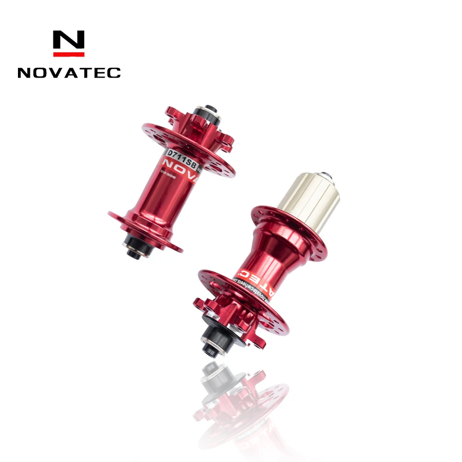 

Novatec D711sb D712sb MTB Bike Hub Bicycle Wheel Hubs Include Quick Release Skewers Novatec 711 712 Disc Brake Hub 28h Aero Hole