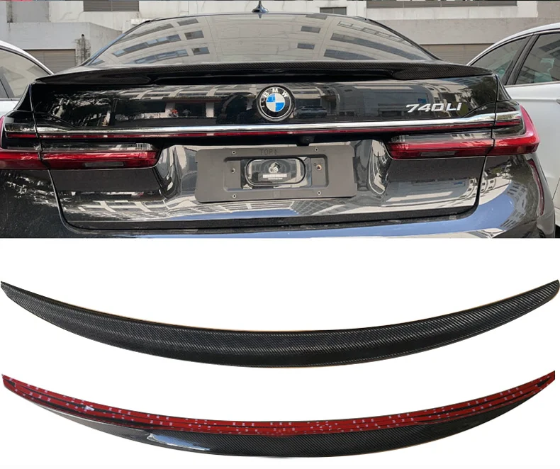 

High Quality Real Carbon Fiber Rear Spoiler Lip Fits For BMW 7 Series G11/G12 2019 2020 2021