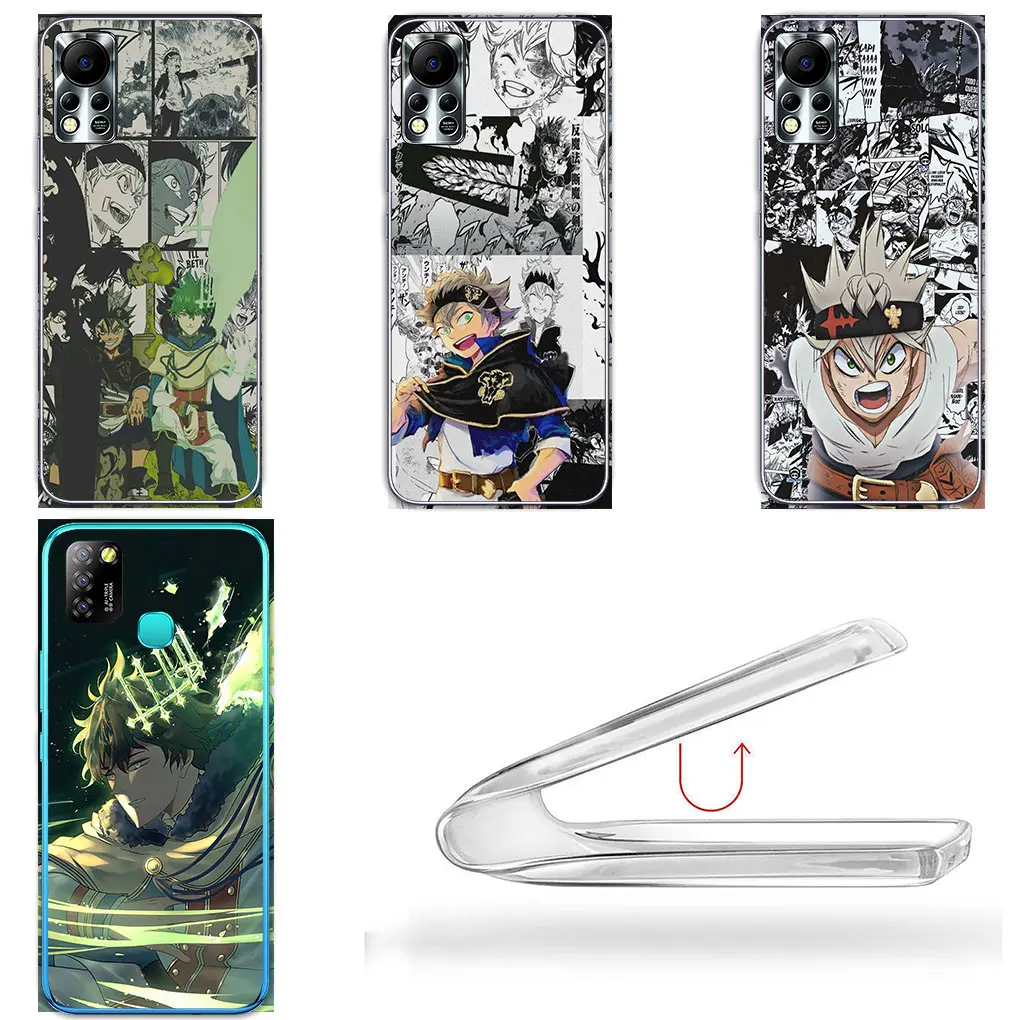 Мягкий чехол Asta Black Clover Yuno Grinbellor для Motorola Moto Edge 40 50 Pro 30 neo 20 Fusion Ultra Lite G85 E22