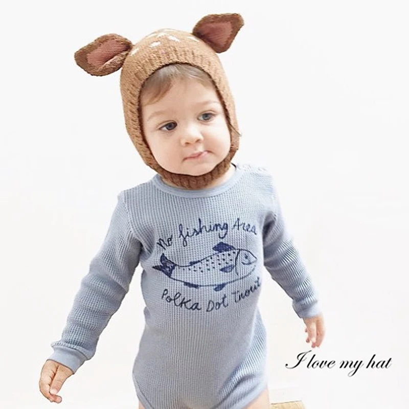 

New Baby Hat Autumn Winter Knitted Kids Hat Girls And Boys Hats Keep Warm Fashion New Child Solid Color Pompom Hat Winter Hat
