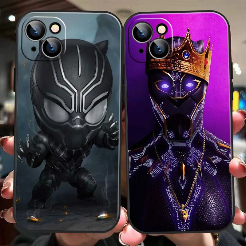 

Marvel Avengers Black Panther For Apple iPhone 13 12 Pro Max Mini 11 Pro X XR XS Max 6 6S 7 8 Plus Se2 Phone Case Funda Carcasa