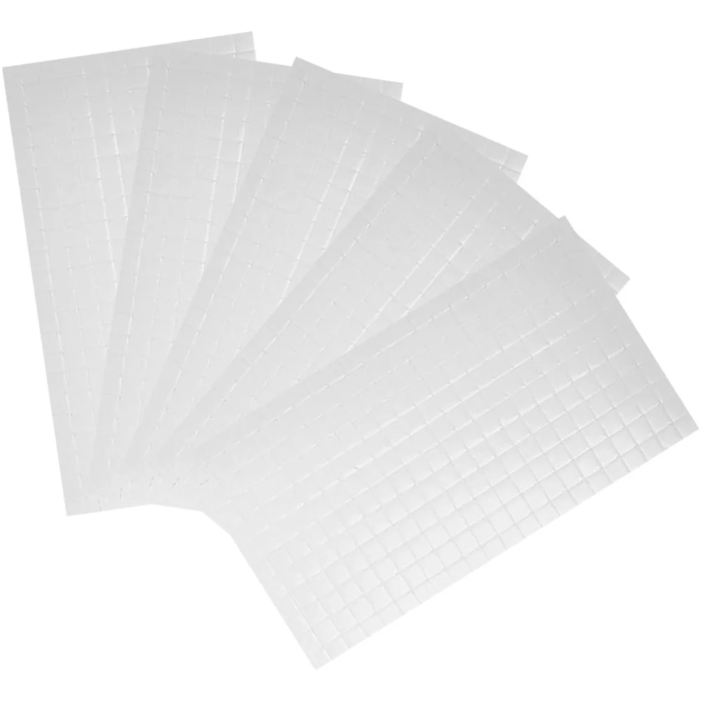 

5 Sheets Adhesive Foam Squares Dual-Adhesive Mounts Scrapbook Double Sided Foam Tapes Mounts