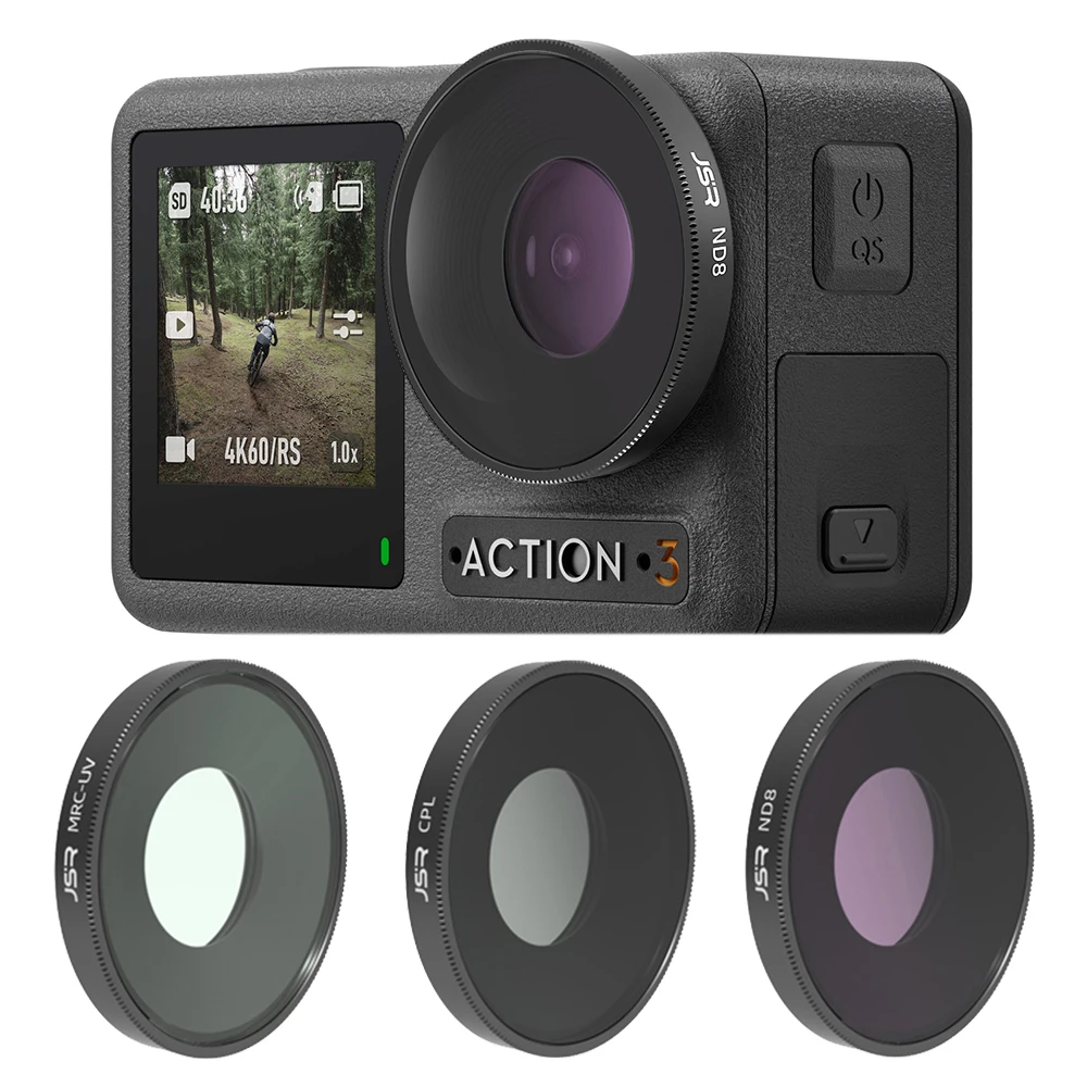 

Фильтр объектива для DJI Osmo Action 3 UV/CPL/NDPL/Ночной быстросъемный регулируемый объектив с защитой от царапин для аксессуаров спортивной камеры