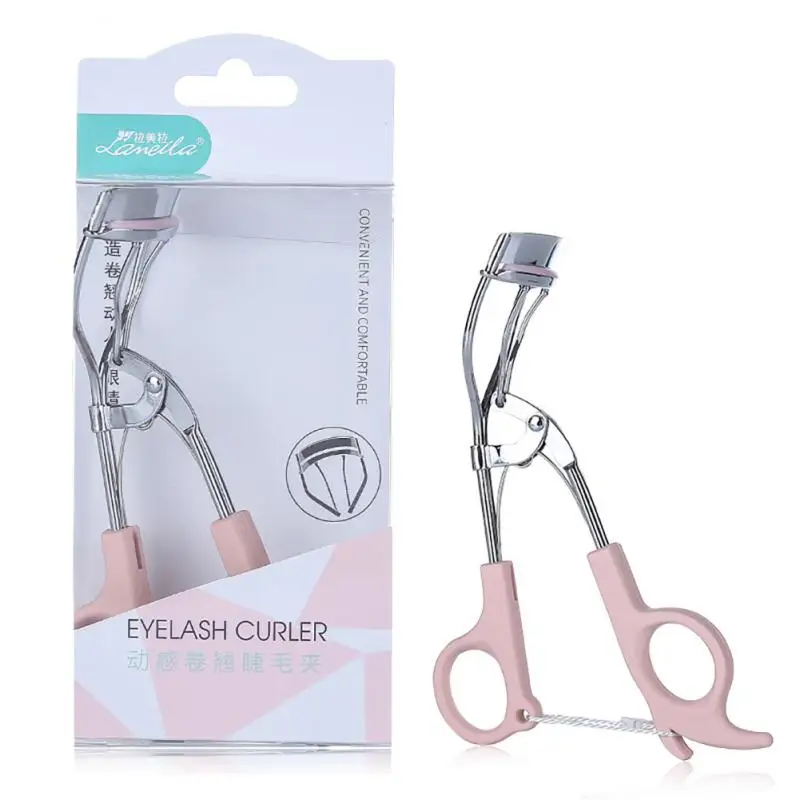 

Stainless Steel Makeup Eyelash Curler Beauty Tools Lady Women Lash Nature Curl Style Cute Eyelash Handle Curl Eye Lash Curler