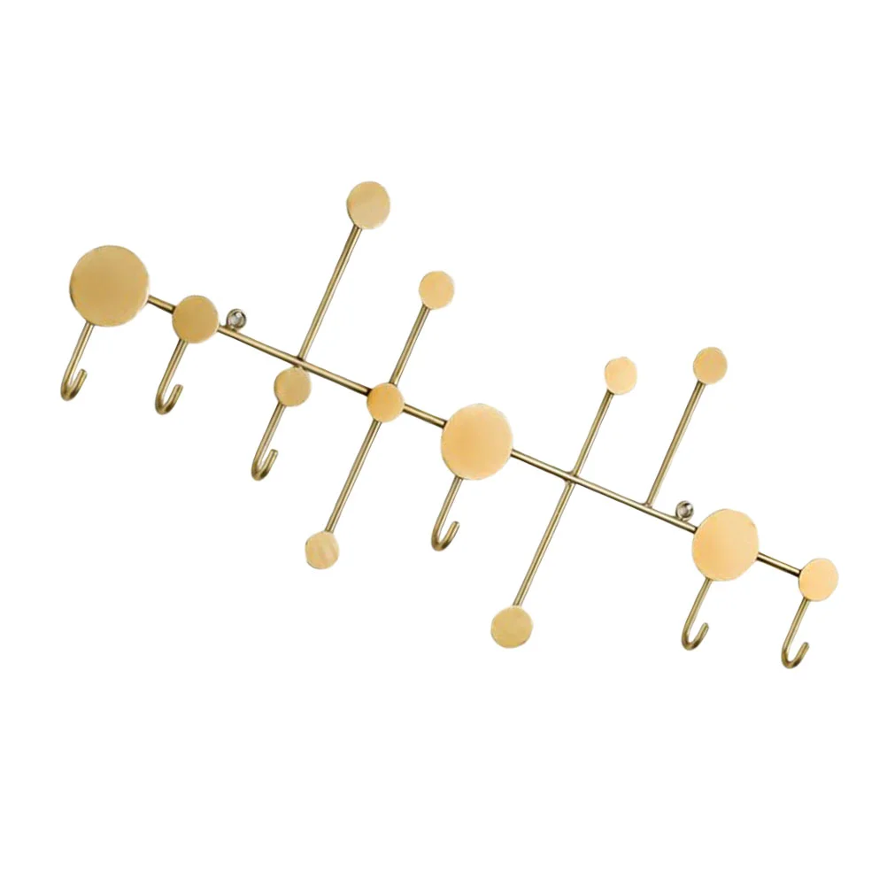 

1Pc Elegant Modern Hook Household Nail Free Hook Hat Towel Hanger Golden