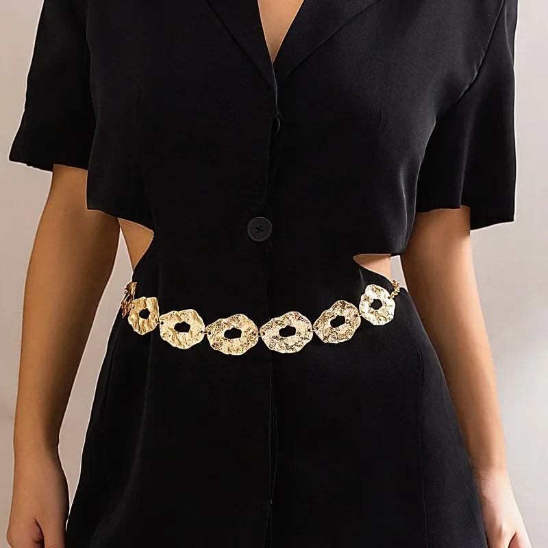 Draweye Y2k ожерелья неправильной геометрической формы для женщин хип-хоп в стиле