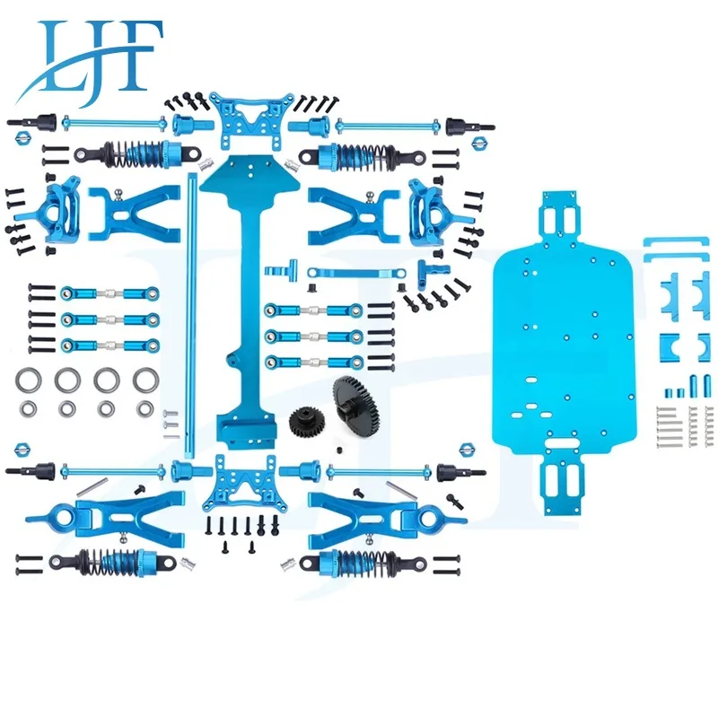 LJF 1 Set Complete Upgrade Parts Kit for WLtoys A959-B A969-B A979-B K929-B A959B 1/18 RC Car Accessories L419