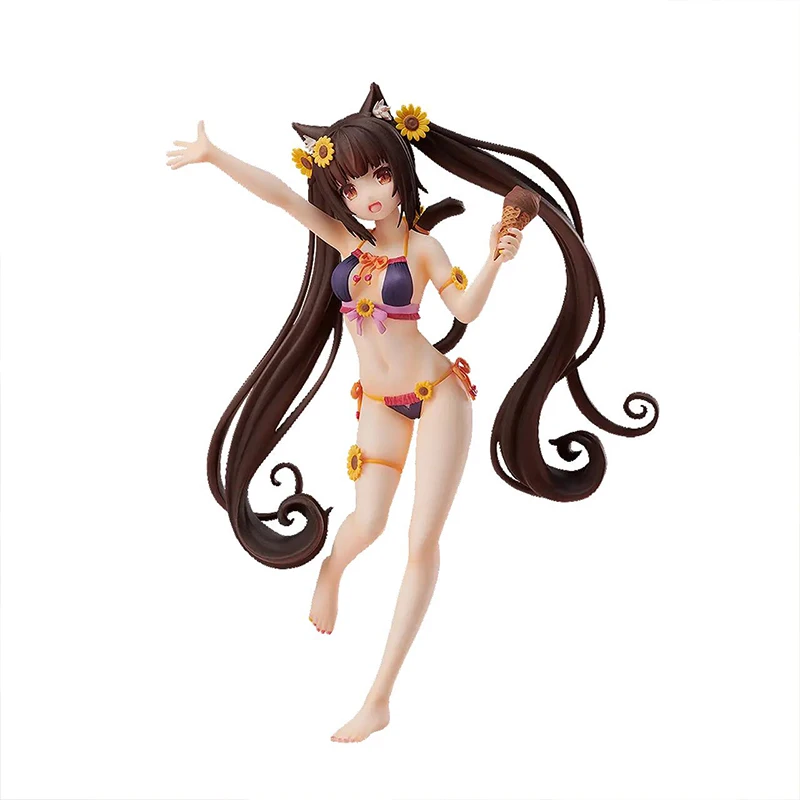 

Nekopara Chocolat Swimsuit Cartoon Figure Model Pvc Model Toy Collectible Model Anime Toys Gift Desktop Ornaments