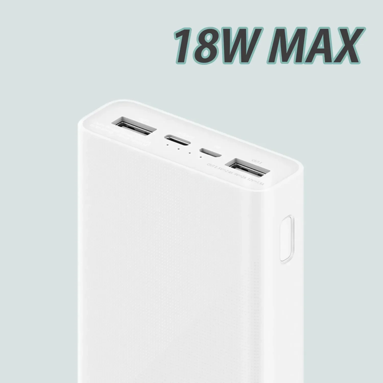 Оригинальный Xiaomi Power Bank 3 20000 мАч PLM18ZM 18 Вт 2-сторонняя быстрая зарядка USB C Mi Powerbank
