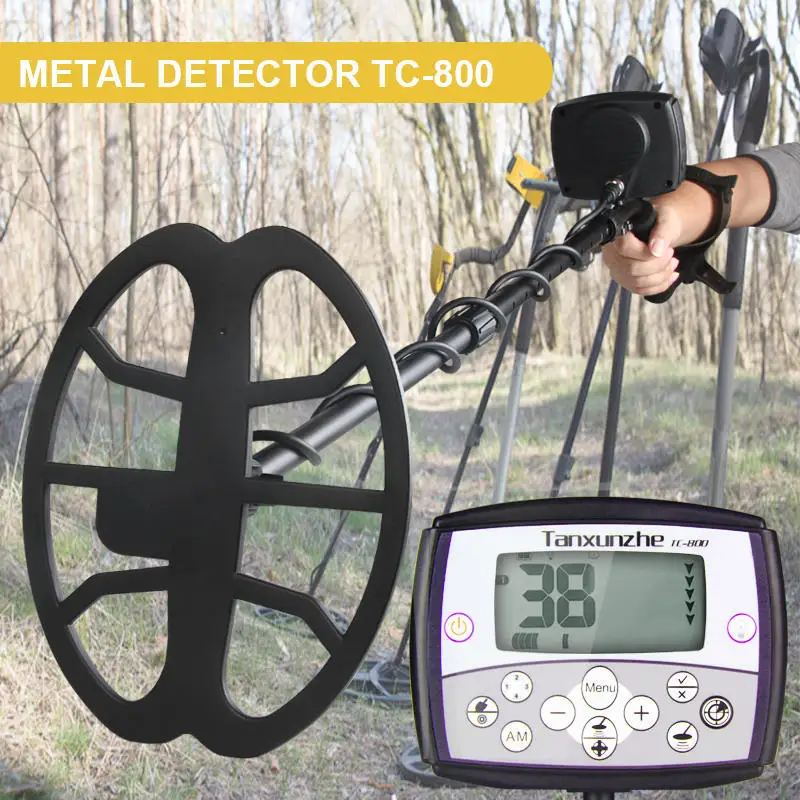 TC-800 Высокочувствительный подземный металлоискатель металлодетектор для