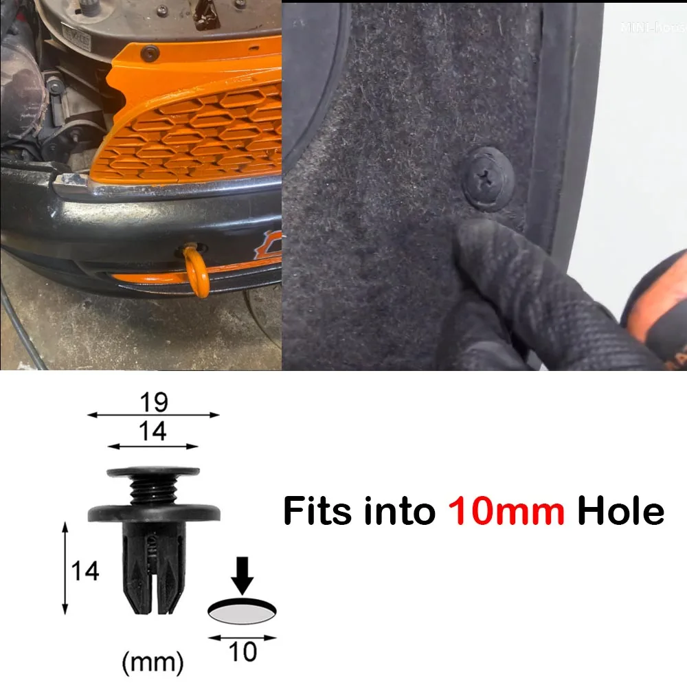 20X бампер порог панель брызговик подкладка колеса держатель зажим для Ford Focus 2 3