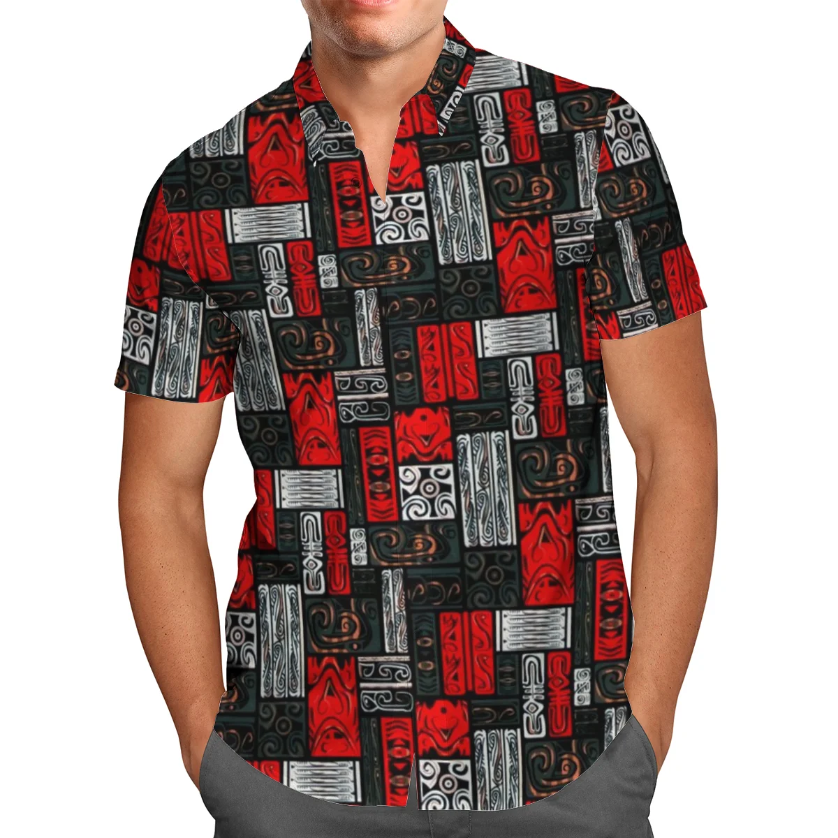 

Psychedelic 3D Beach Hawaiian 2022 Summer Graphics Shirt Short Sleeve Shirt Streetwear Oversized 5XL Camisa Social Chemise Homme