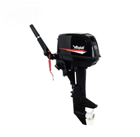 Фото Подвесной лодочный мотор AIQIDI New 9.8HP 7.2KW с ручным наклоном, длинным/коротким валом, черный, на заказ, для морских судов №2