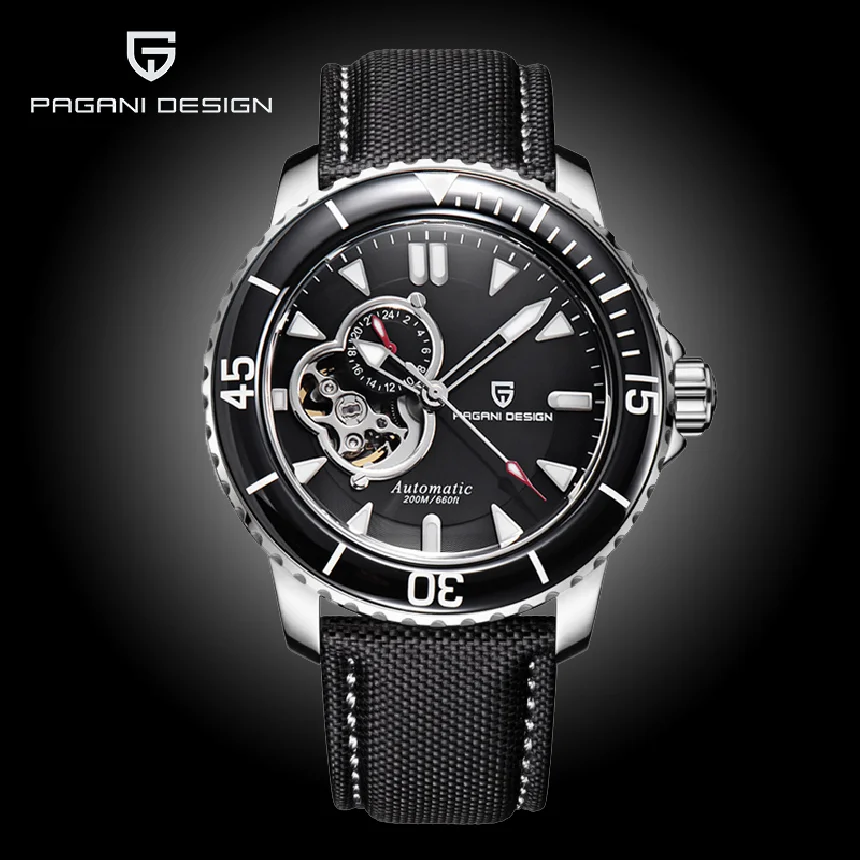 

PAGANI DESIGN Men's Tourbillon Mechanical Watches Luxury Automatic Watch For Men NH39 Sapphire Luminous 20 bar diving clock man