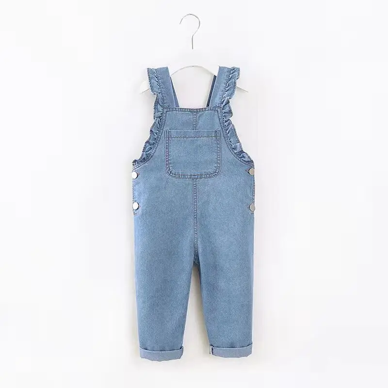 

IENENS Kids Baby Clothes Jumper Girls Dungarees Infant Playsuit Pants Denim Jeans Overalls Toddler Jumpsuit 2 3 4 5 6 Years