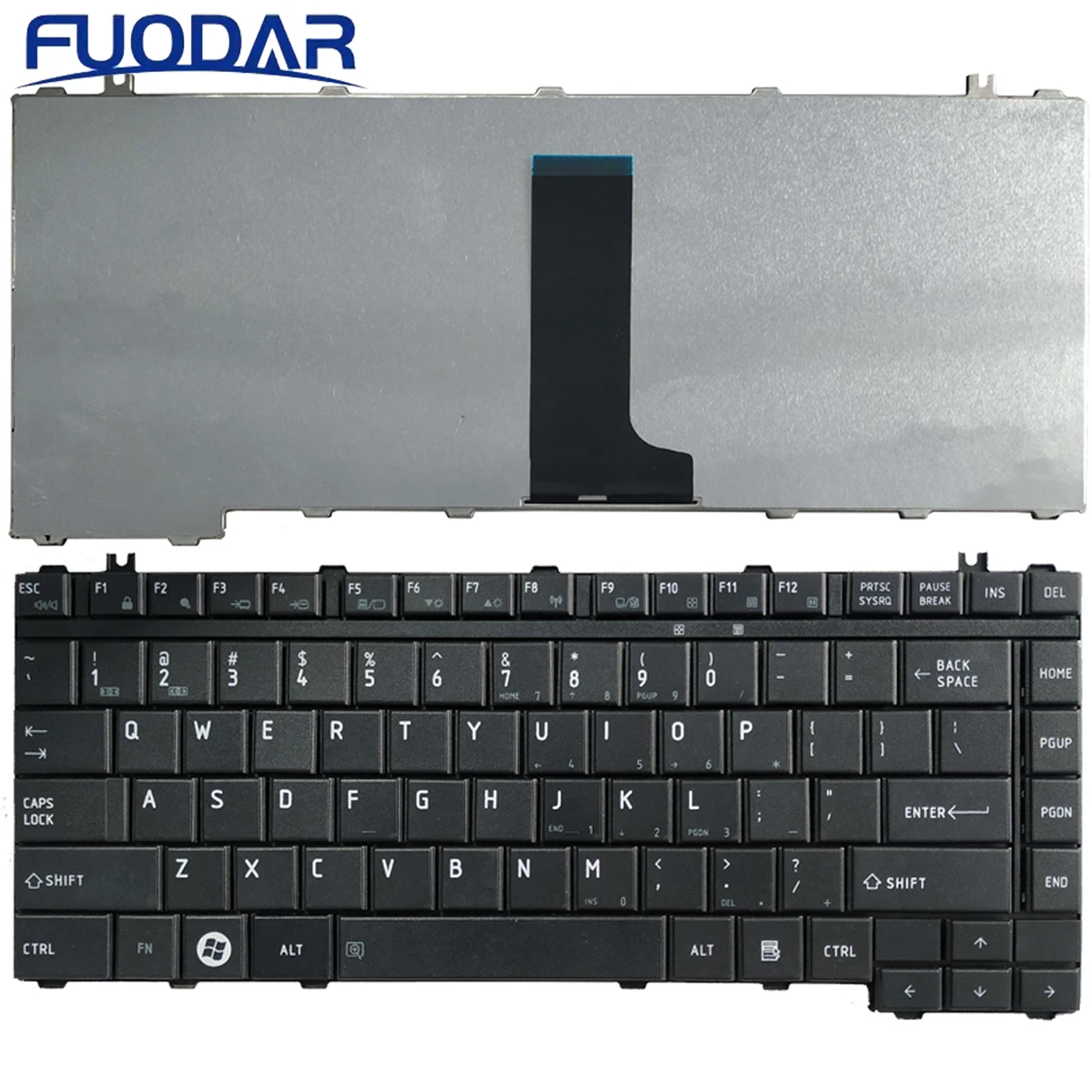 

New Laptop English/US Keyboard for Toshiba Satellite A200 A205 A210 A215 A300 A305 A305D A350 A350D A355 M300 M200 M305 Black