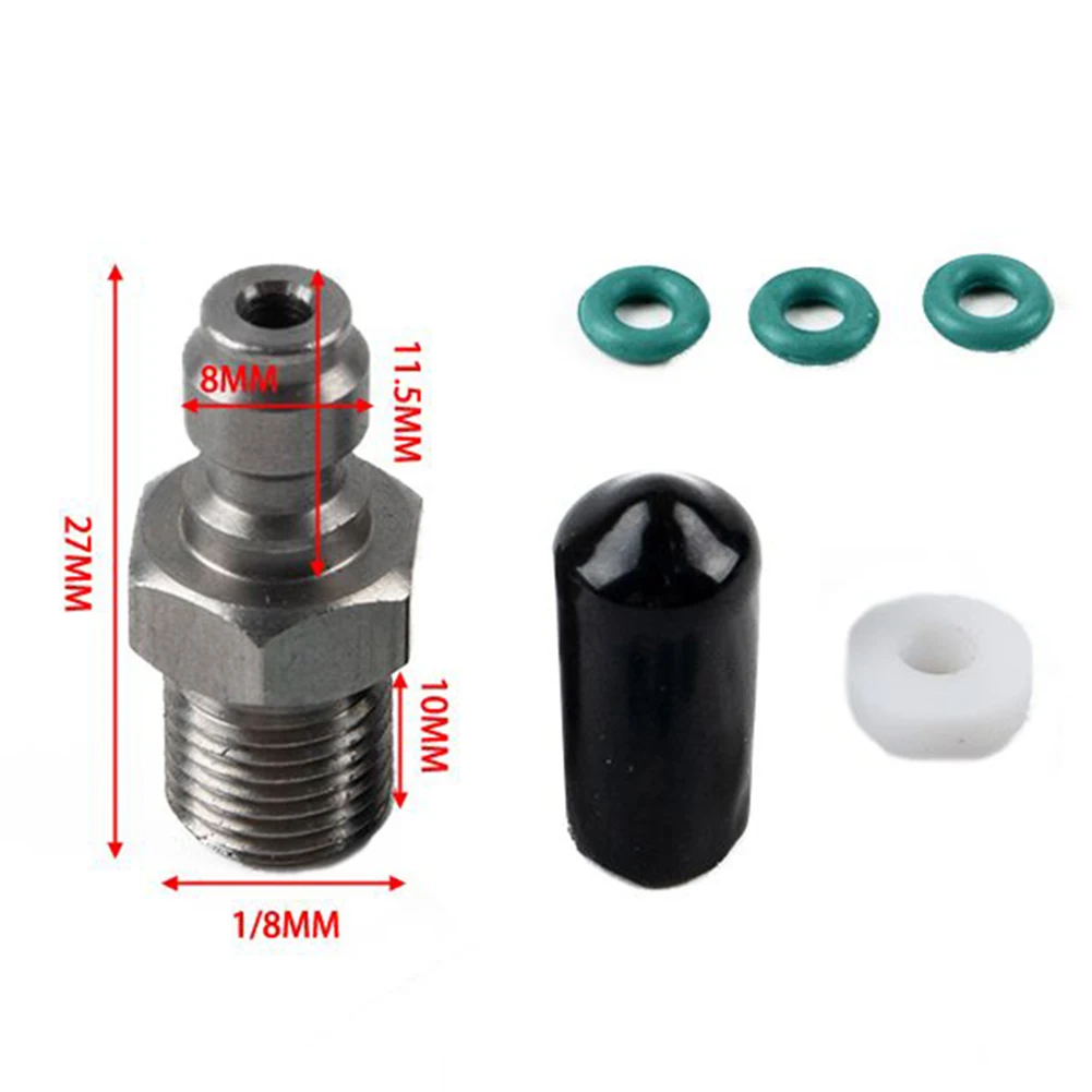 

Air Supplement Fitting Stainless Steel PCP Paintball Pneumatic Quick Fitting Pneumatic Fitting Quick Coupling Connector Coupler
