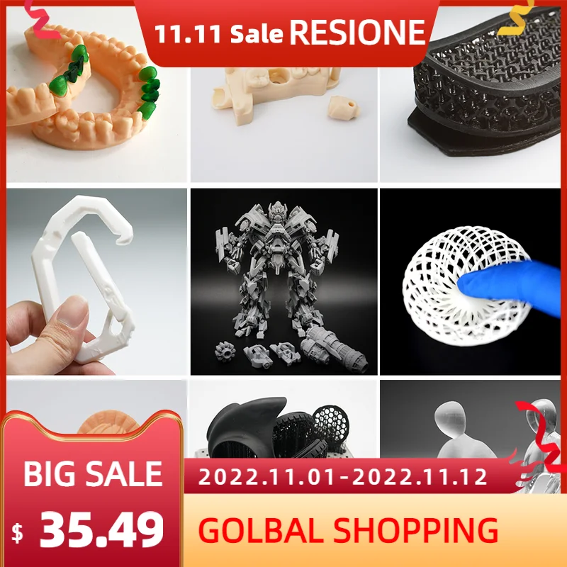 

Смола полимерная прозрачная, 500 г, УФ, Phrozen Elegoo Mars Anycubic