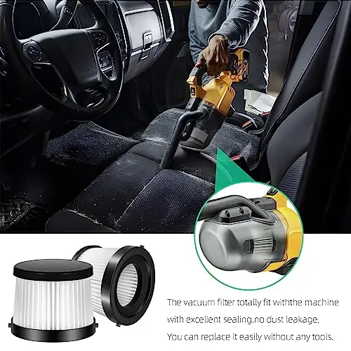 Запасные части фильтра DEWALT DCV5011H 2 шт. применимые к модели DCV501 моющийся фильтр HEPA
