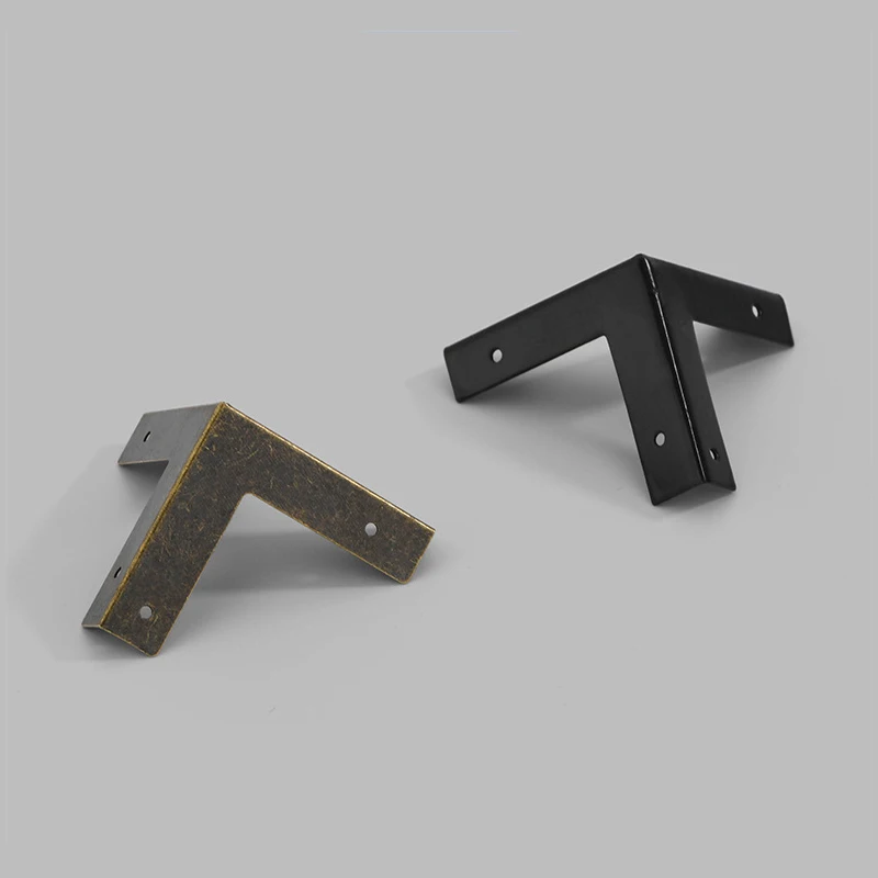 4 шт. Античная бронза Классические Угловые протекторы деревянная коробка